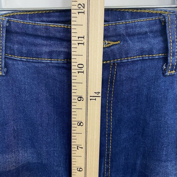 M Society Denim Jeans Mens Actual Size 38Wx31 Blue Paint Splattered Side Stripes - Picture 11 of 13